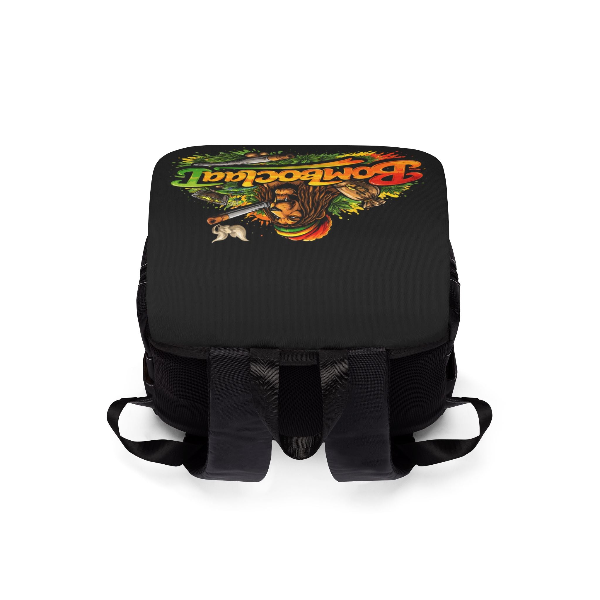 Bomboclaat Graphic Backpack — Bold Streetwear Travel Bag