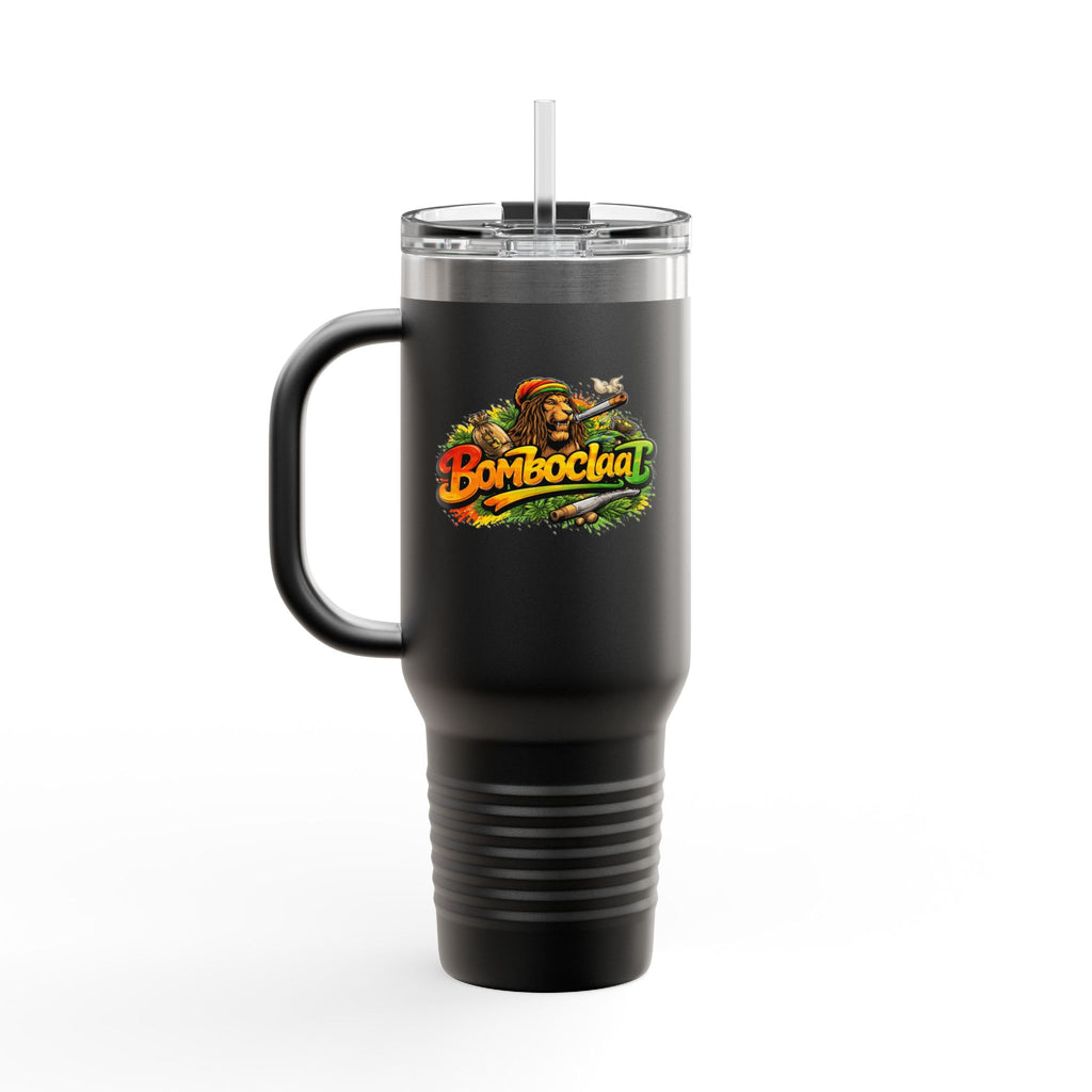 Bomboclaat Travel Mug — 40oz Insulated Tumbler with Rasta Reggae Design