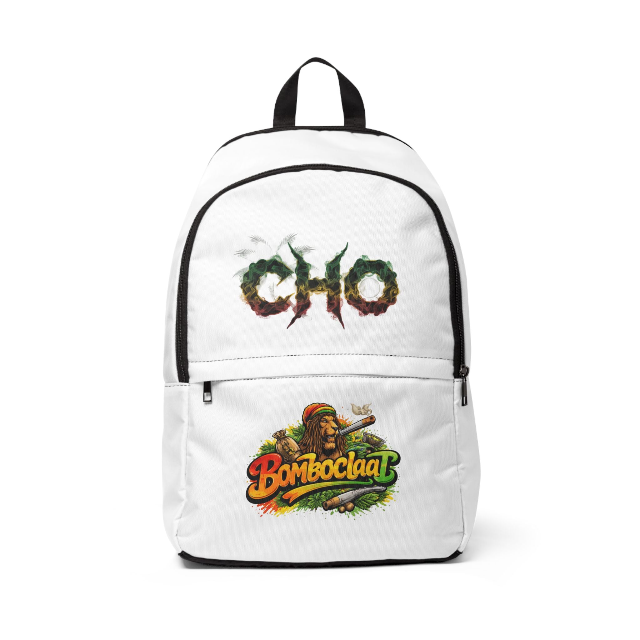 Rasta Vibes "Bomboclaat" Graphic Backpack