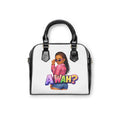 Awah? Graphic Shoulder Handbag — Bold Afrocentric Fashion Purse for Women