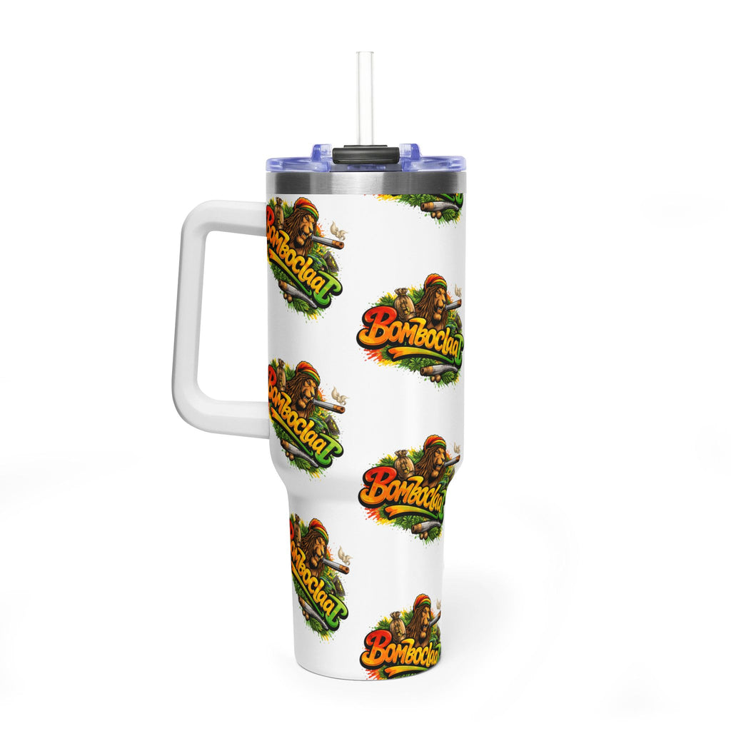 40oz Vacuum Tumbler – Colorful Bombochar Logo Stainless Travel Mug (Insulated)