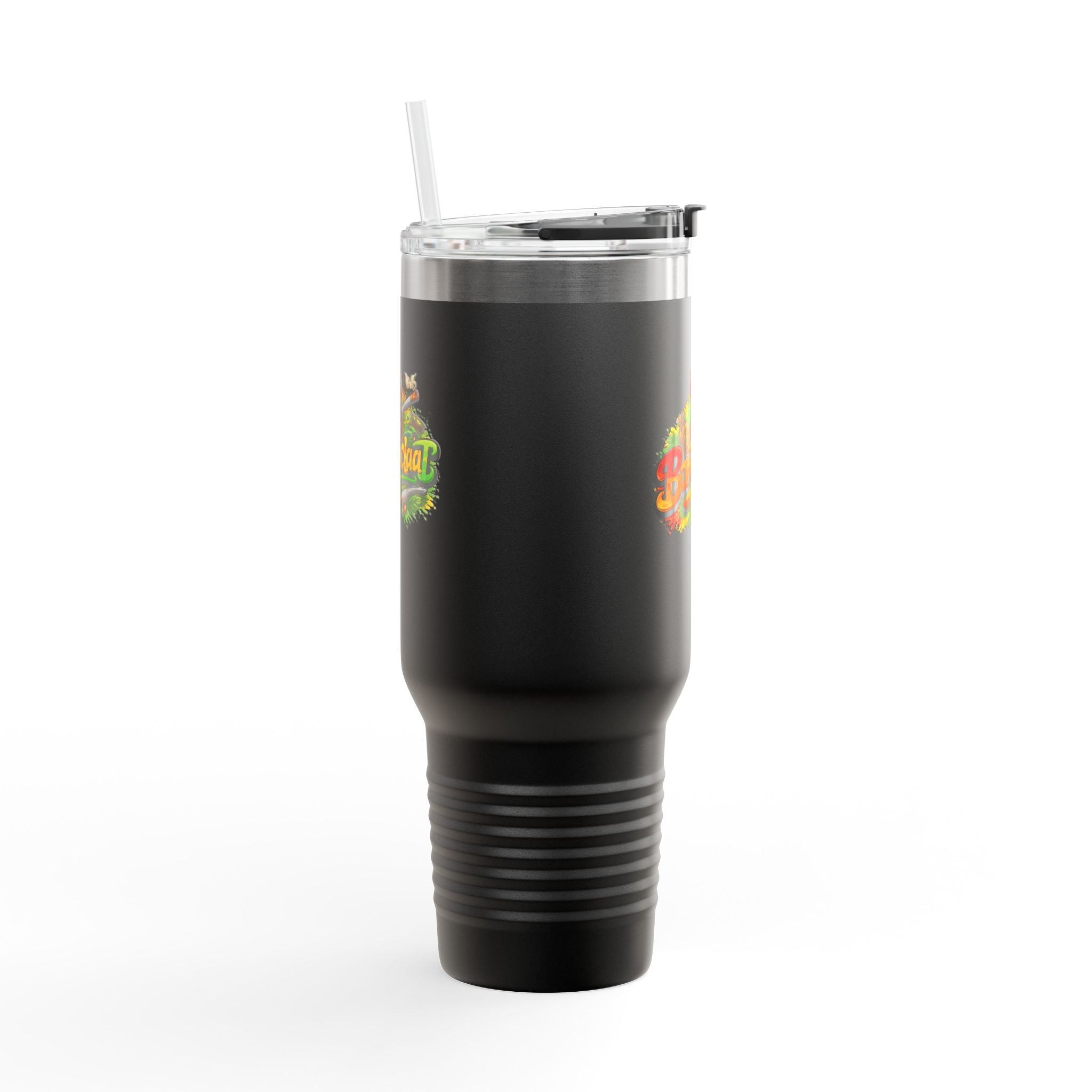 Bomboclaat Travel Mug — 40oz Insulated Tumbler with Rasta Reggae Design