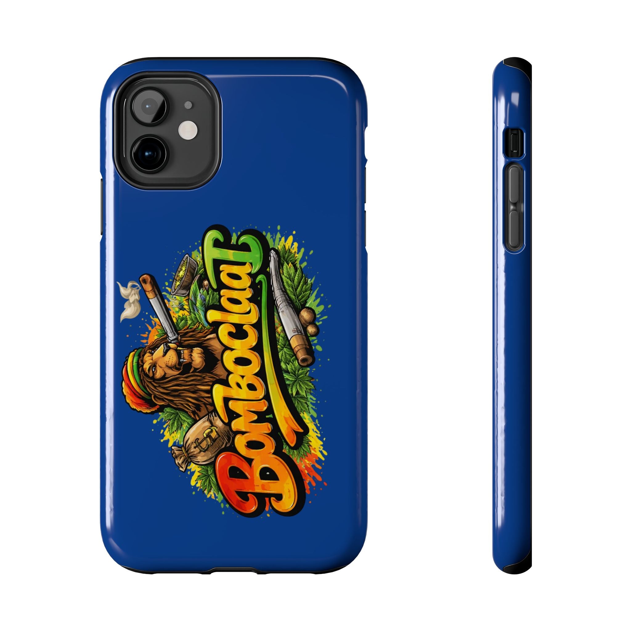 Rasta Lion Smoking  bomboclaat Phone Case | Tough Phone Cases