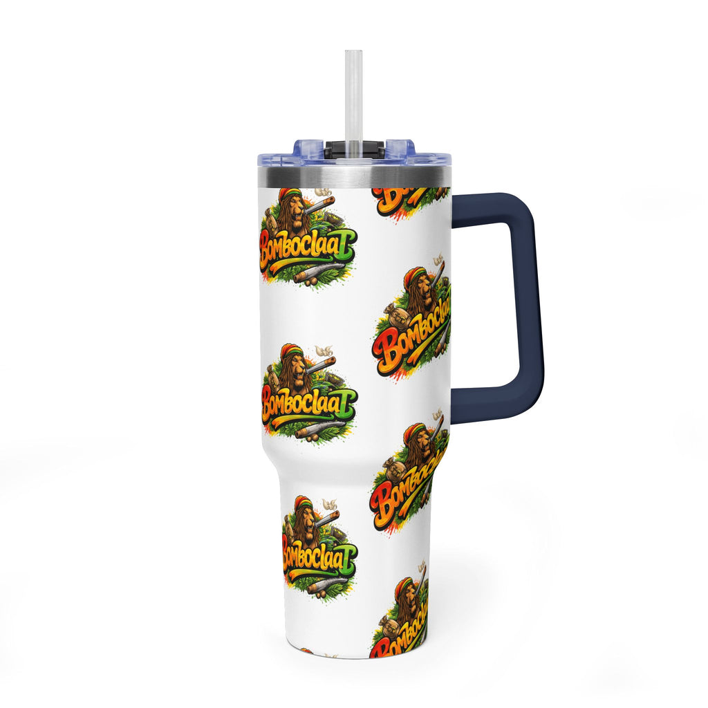 40oz Vacuum Tumbler – Colorful Bombochar Logo Stainless Travel Mug (Insulated)