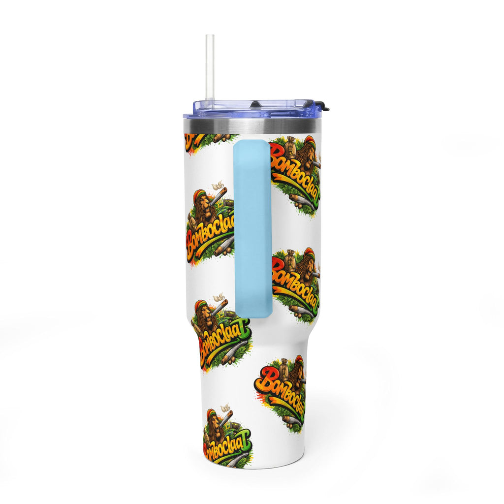 40oz Vacuum Tumbler – Colorful Bombochar Logo Stainless Travel Mug (Insulated)