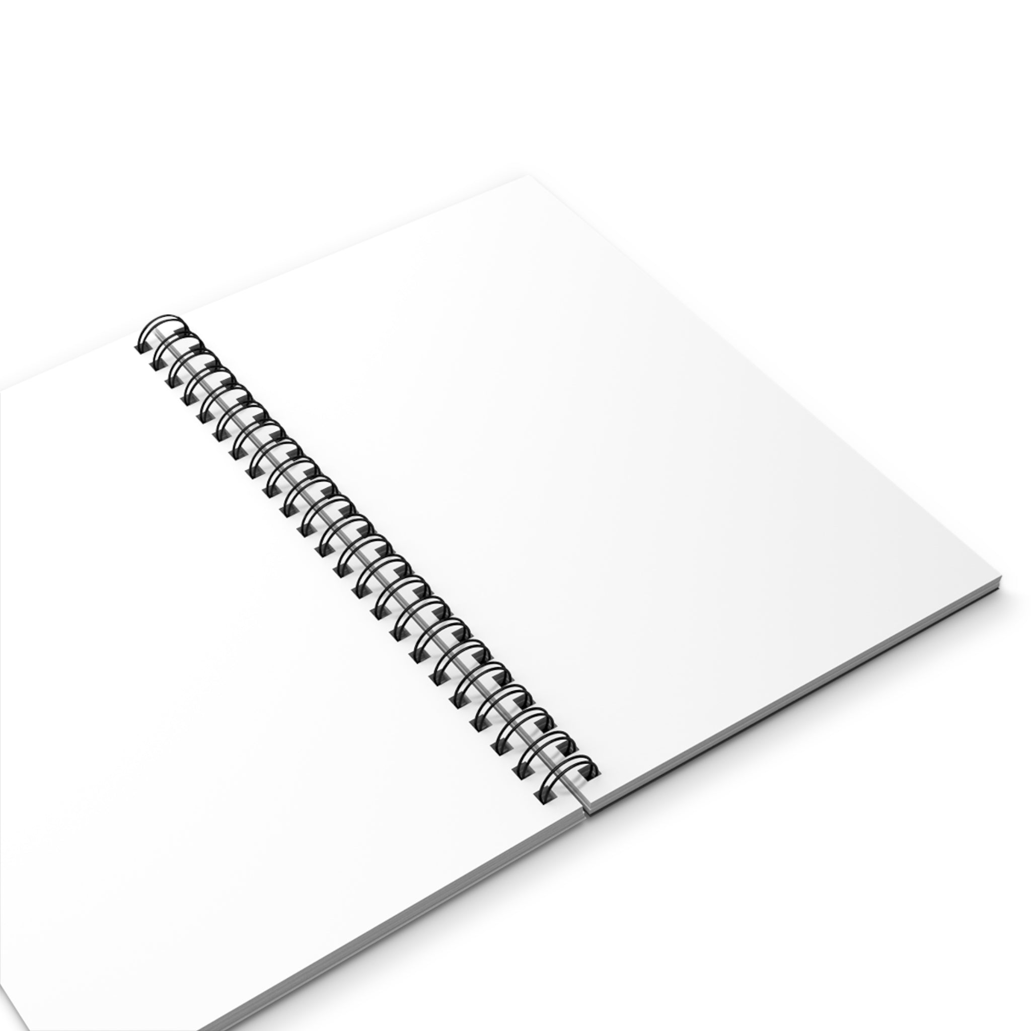 Spiral Journal — "Awah?" Patterned Black Notebook for Teens & Pop-Culture Fans