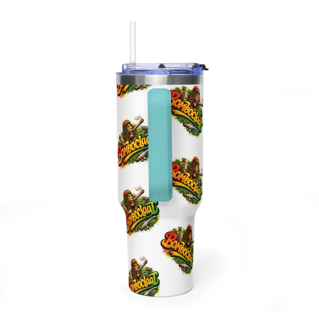 40oz Vacuum Tumbler – Colorful Bombochar Logo Stainless Travel Mug (Insulated)