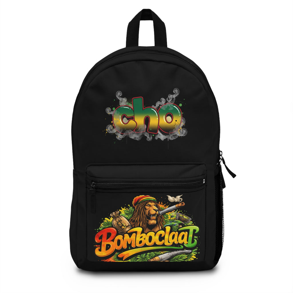 Rasta Lion "Bomboclaat" Backpack - Colorful Reggae Streetwear Bag