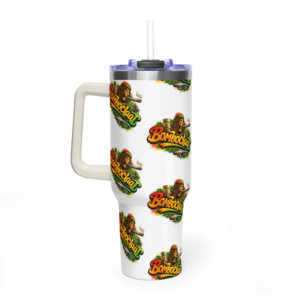 40oz Vacuum Tumbler – Colorful Bombochar Logo Stainless Travel Mug (Insulated)
