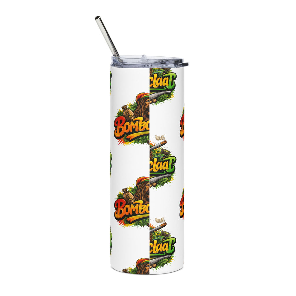 Bomboclaat Stainless Steel Tumbler — 20 oz Rasta Reggae Travel Cup