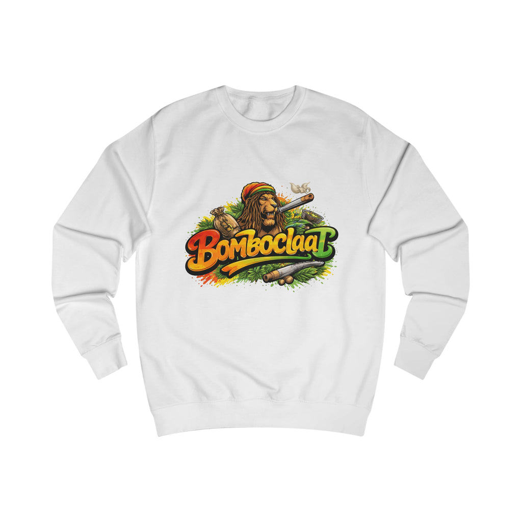 Rasta Bom Boclaat Sweatshirt — Reggae Lion Graphic Crewneck