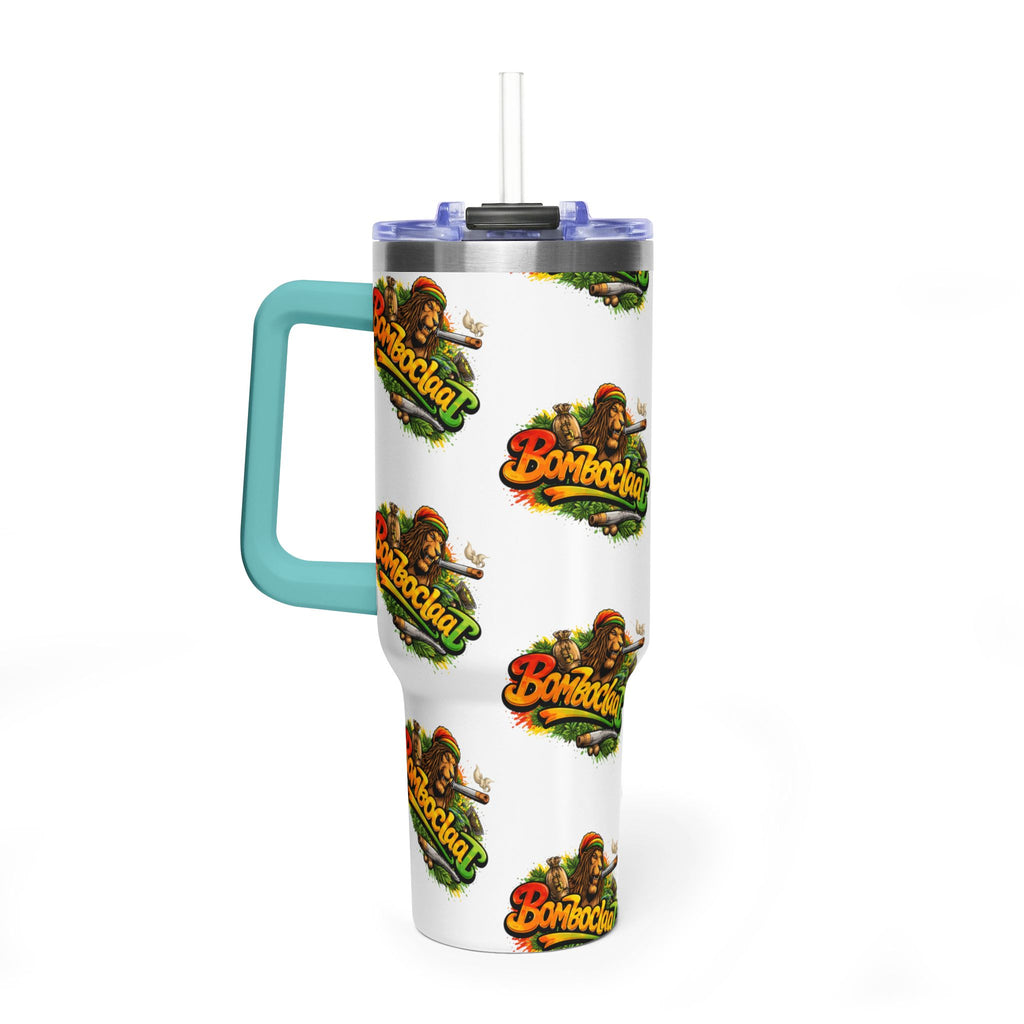 40oz Vacuum Tumbler – Colorful Bombochar Logo Stainless Travel Mug (Insulated)