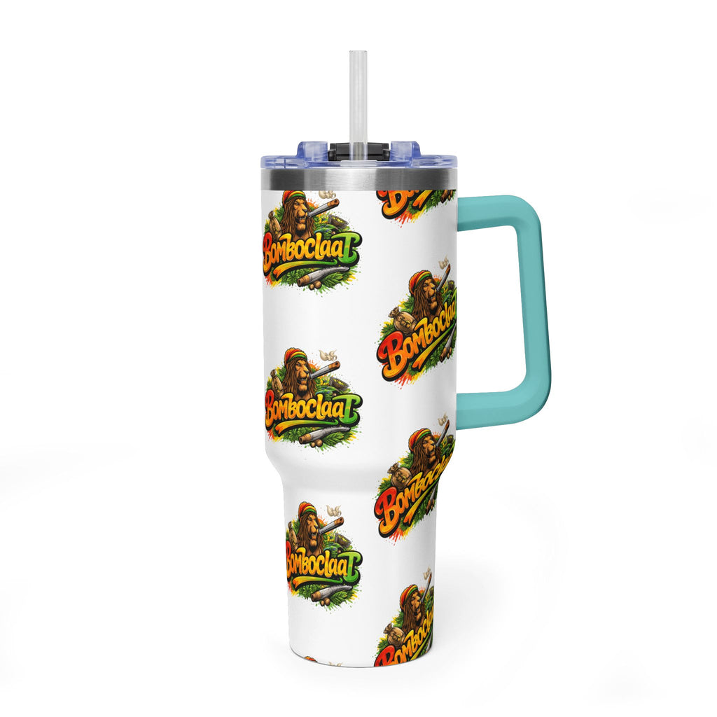 40oz Vacuum Tumbler – Colorful Bombochar Logo Stainless Travel Mug (Insulated)