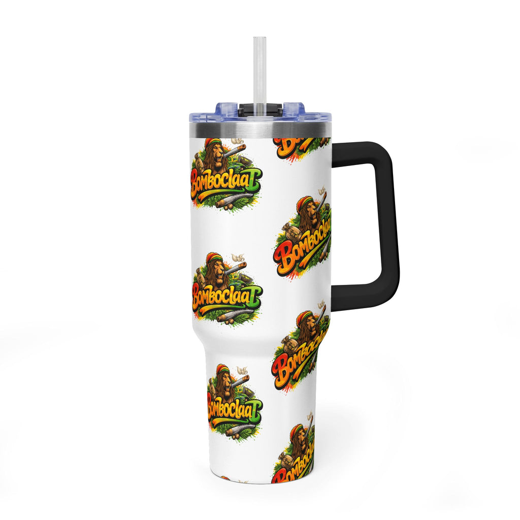 40oz Vacuum Tumbler – Colorful Bombochar Logo Stainless Travel Mug (Insulated)