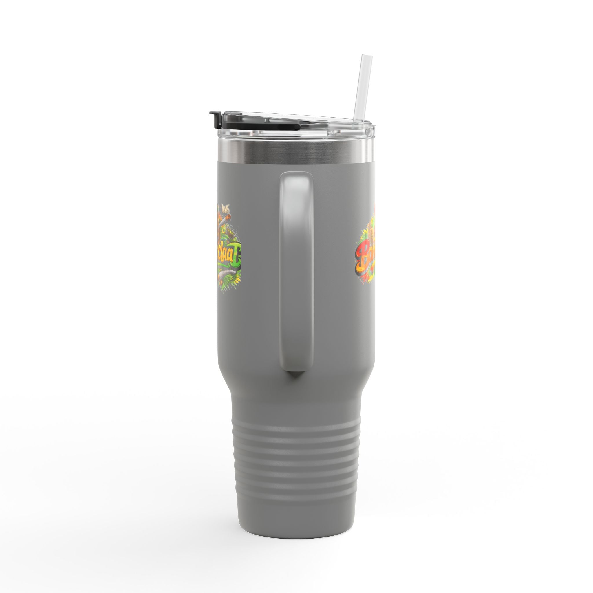 Bomboclaat Travel Mug — 40oz Insulated Tumbler with Rasta Reggae Design