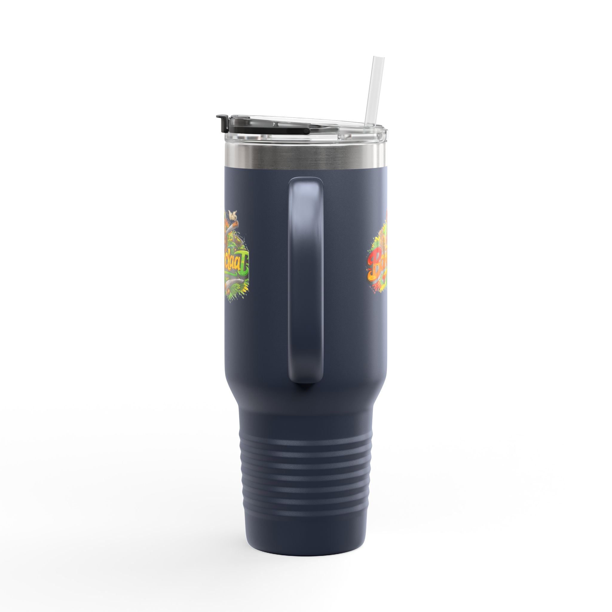 Bomboclaat Travel Mug — 40oz Insulated Tumbler with Rasta Reggae Design