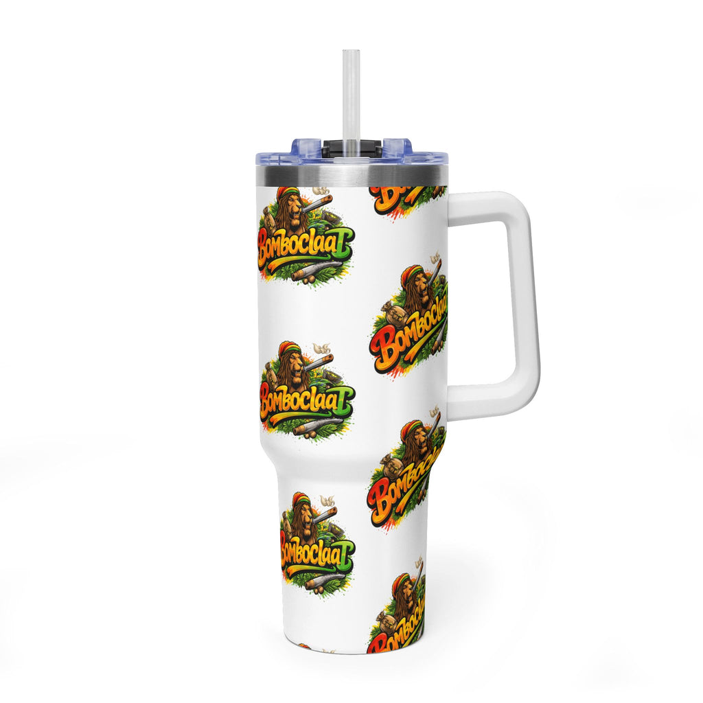 40oz Vacuum Tumbler – Colorful Bombochar Logo Stainless Travel Mug (Insulated)