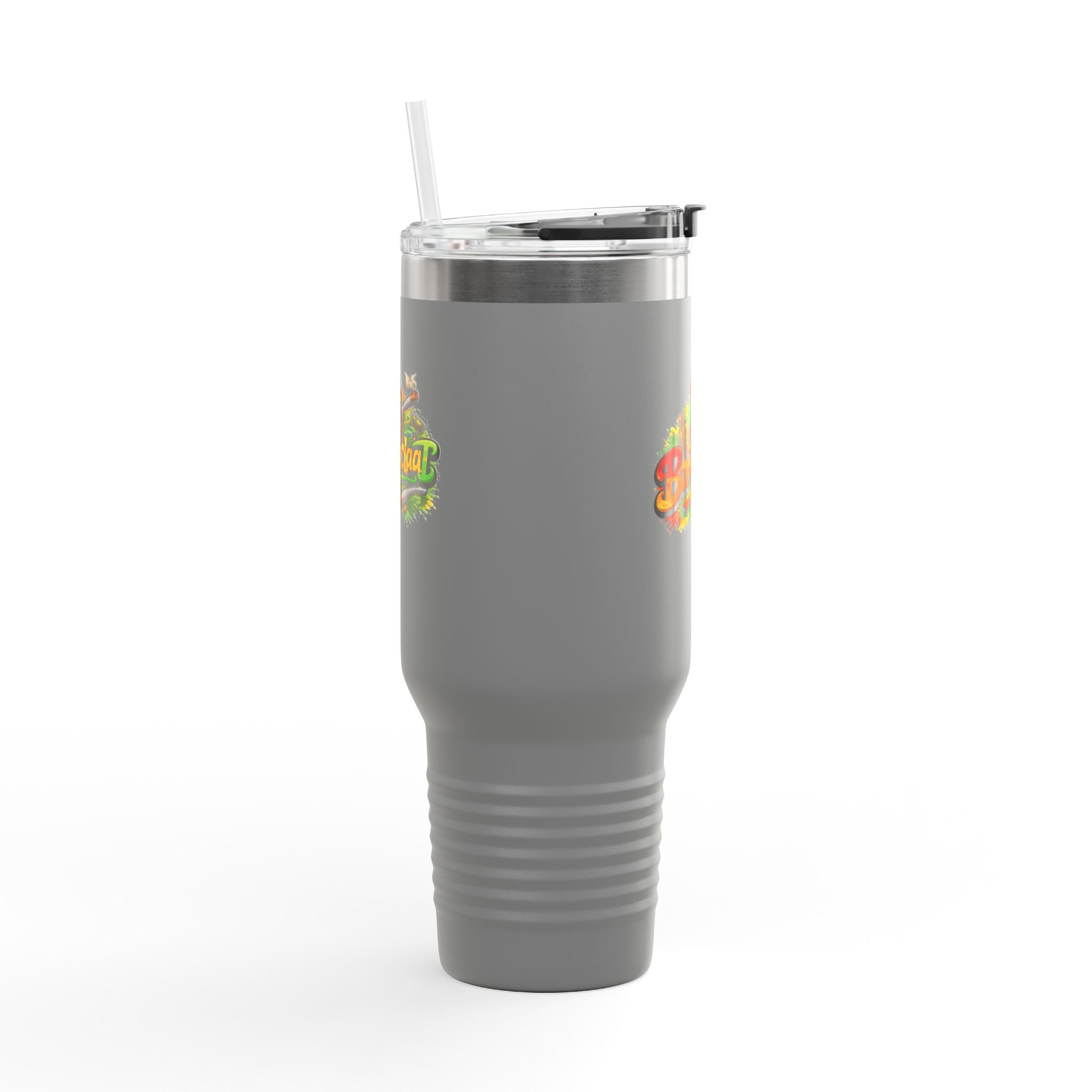 Bomboclaat Travel Mug — 40oz Insulated Tumbler with Rasta Reggae Design