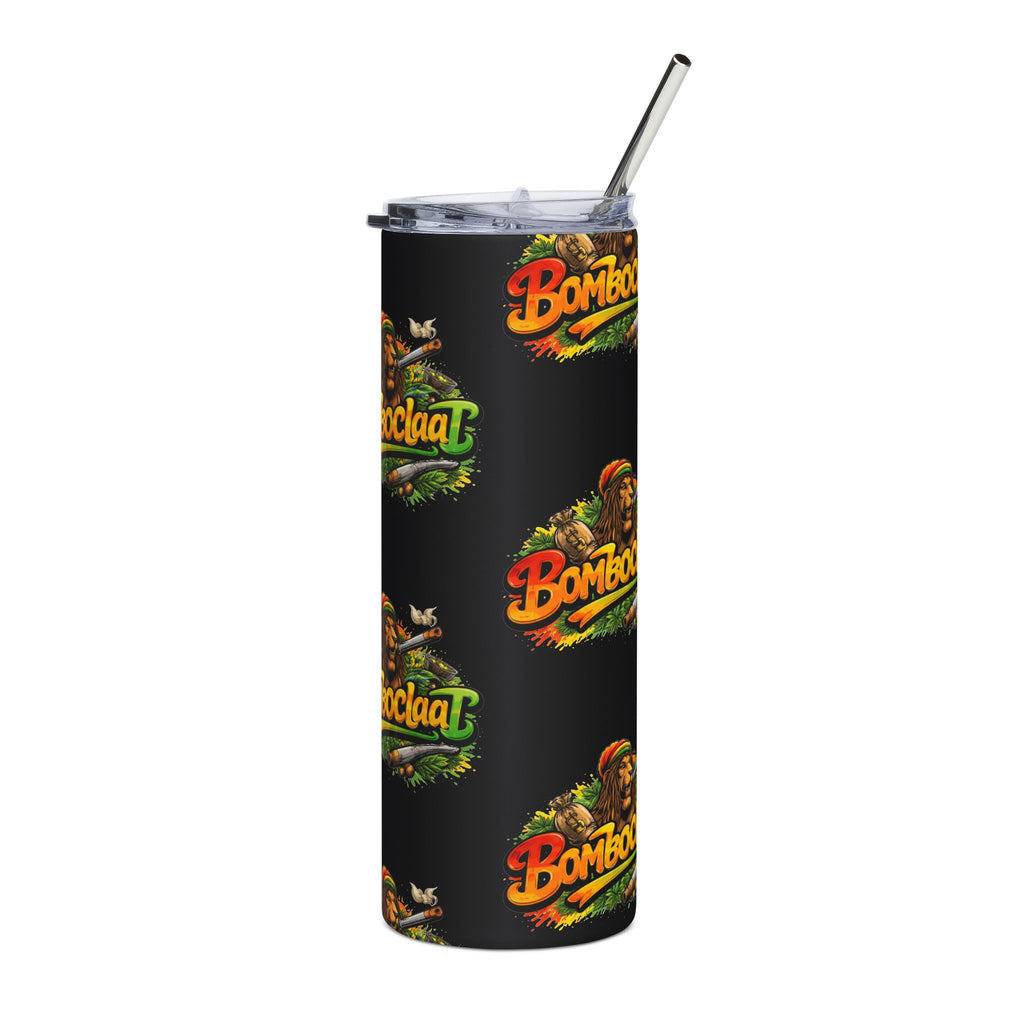 Bomboclaat Stainless Steel Tumbler — 20 oz Rasta Reggae Travel Cup