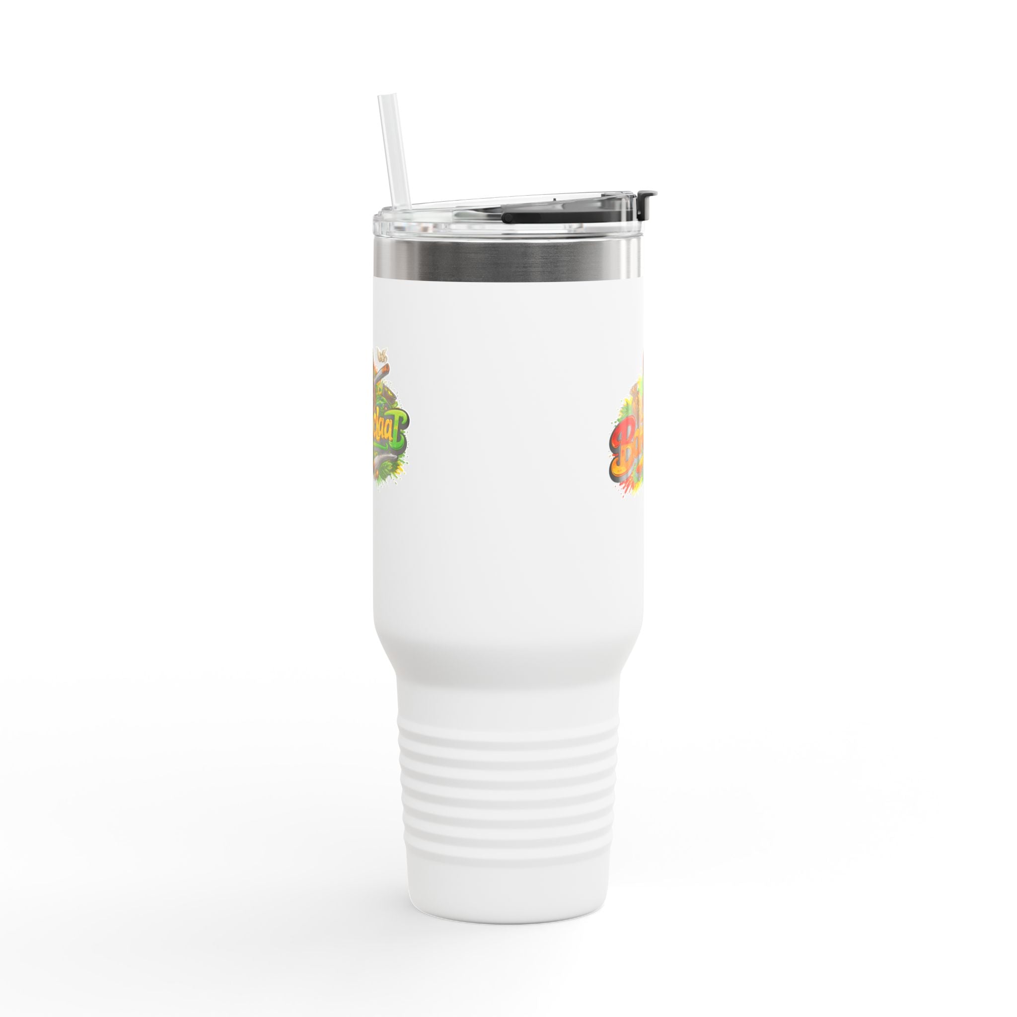 Bomboclaat Travel Mug — 40oz Insulated Tumbler with Rasta Reggae Design