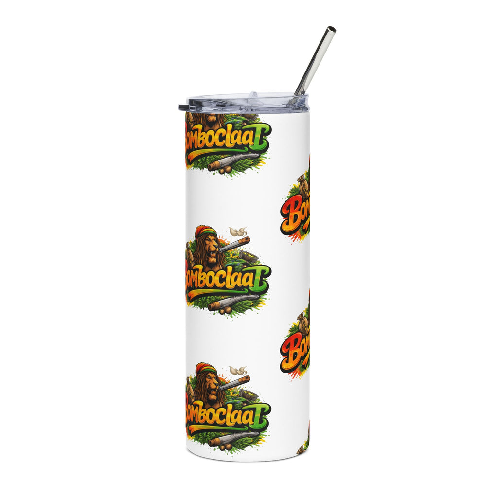 Bomboclaat Stainless Steel Tumbler — 20 oz Rasta Reggae Travel Cup