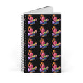 Spiral Journal — "Awah?" Patterned Black Notebook for Teens & Pop-Culture Fans