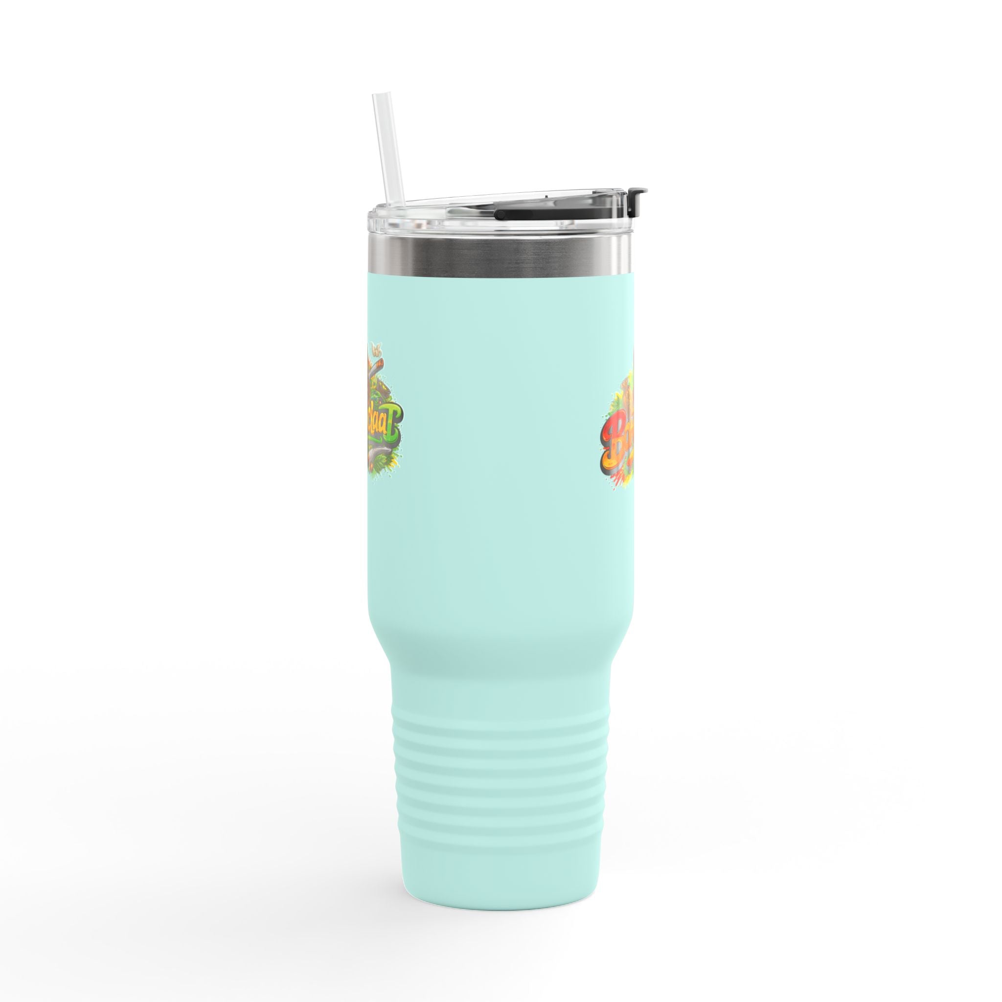 Bomboclaat Travel Mug — 40oz Insulated Tumbler with Rasta Reggae Design