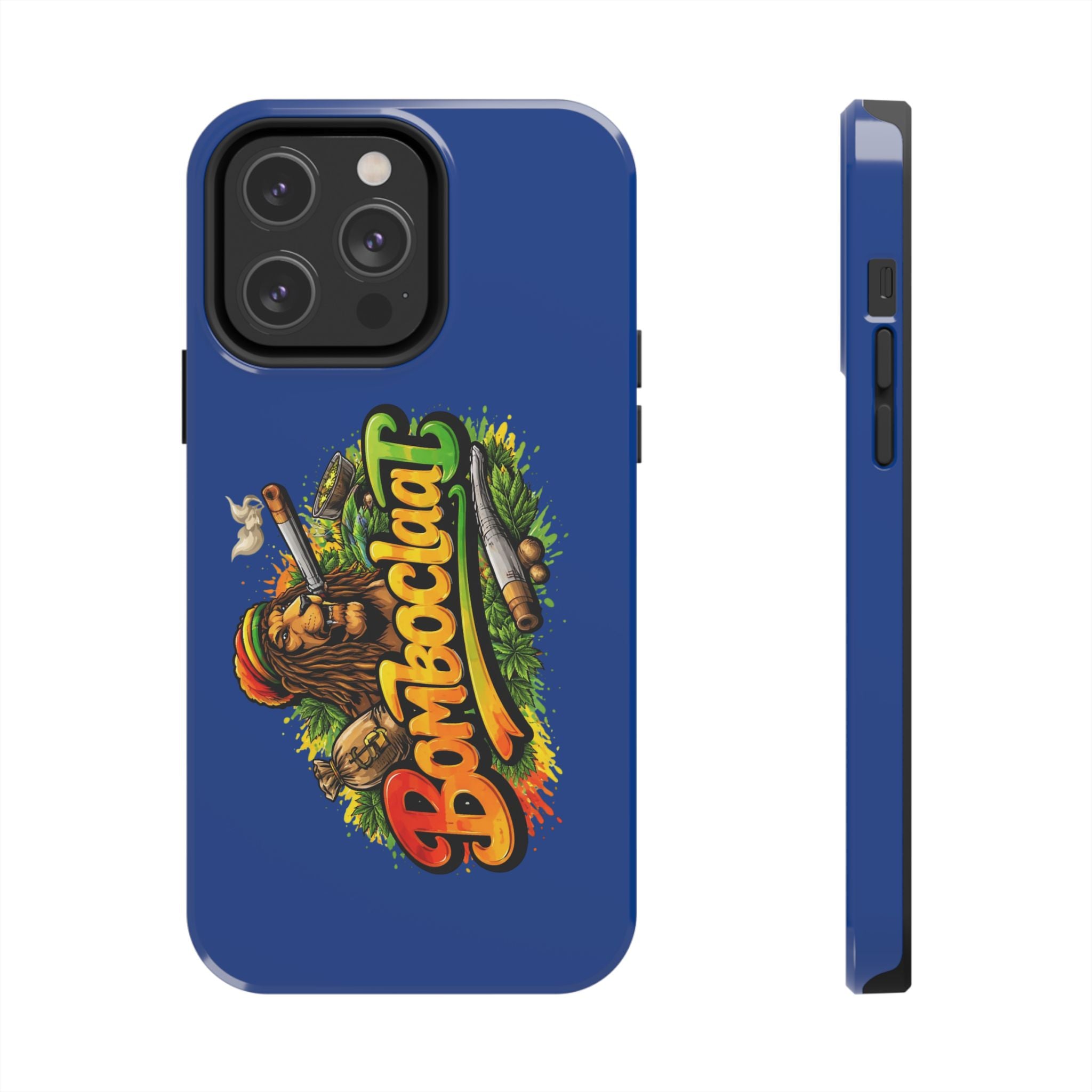 Rasta Lion Smoking  bomboclaat Phone Case | Tough Phone Cases