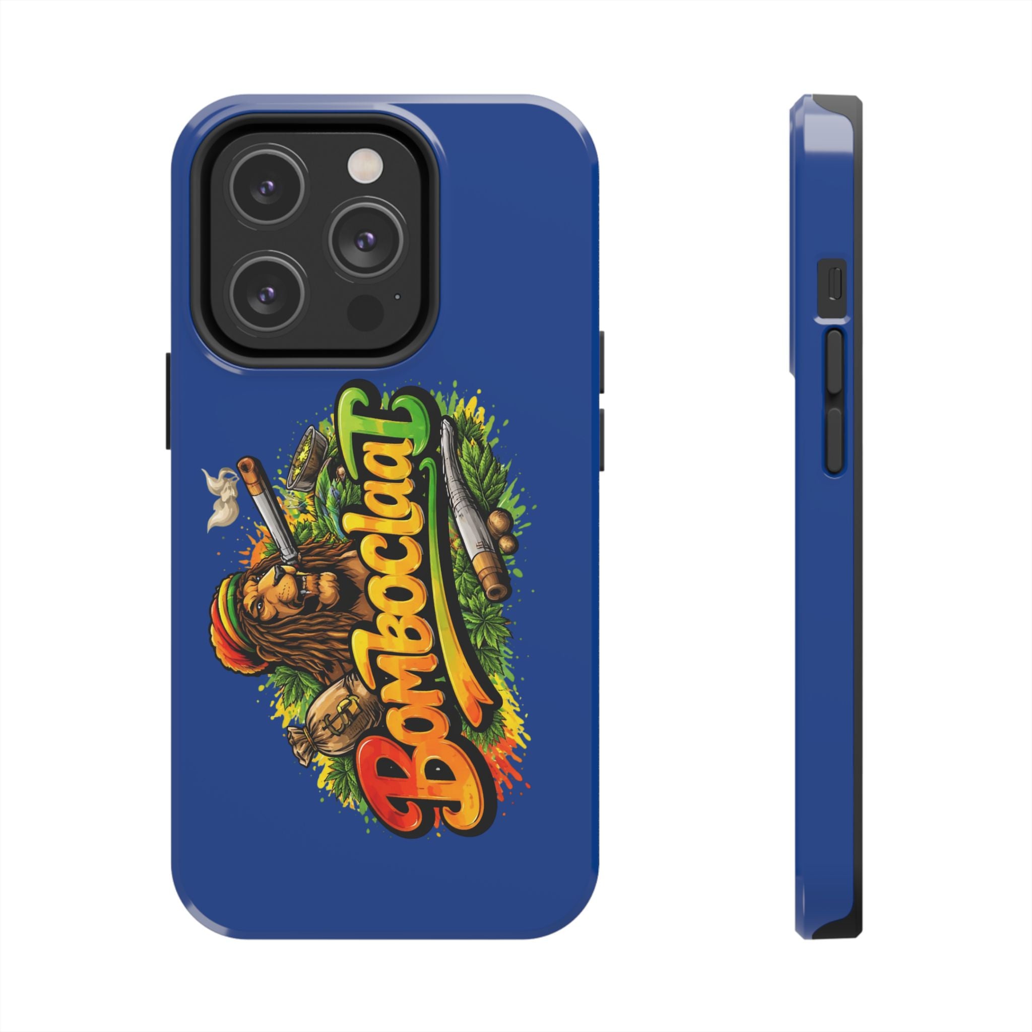 Rasta Lion Smoking  bomboclaat Phone Case | Tough Phone Cases
