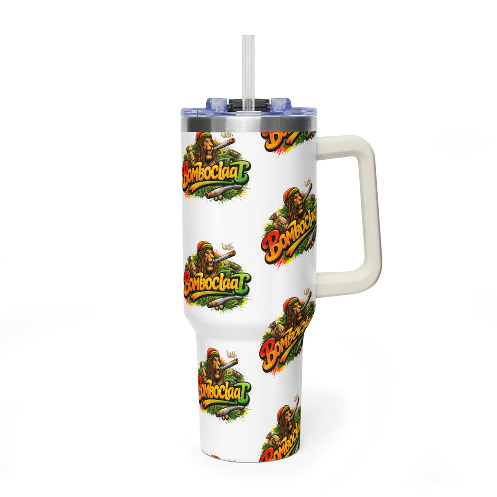 40oz Vacuum Tumbler – Colorful Bombochar Logo Stainless Travel Mug (Insulated)