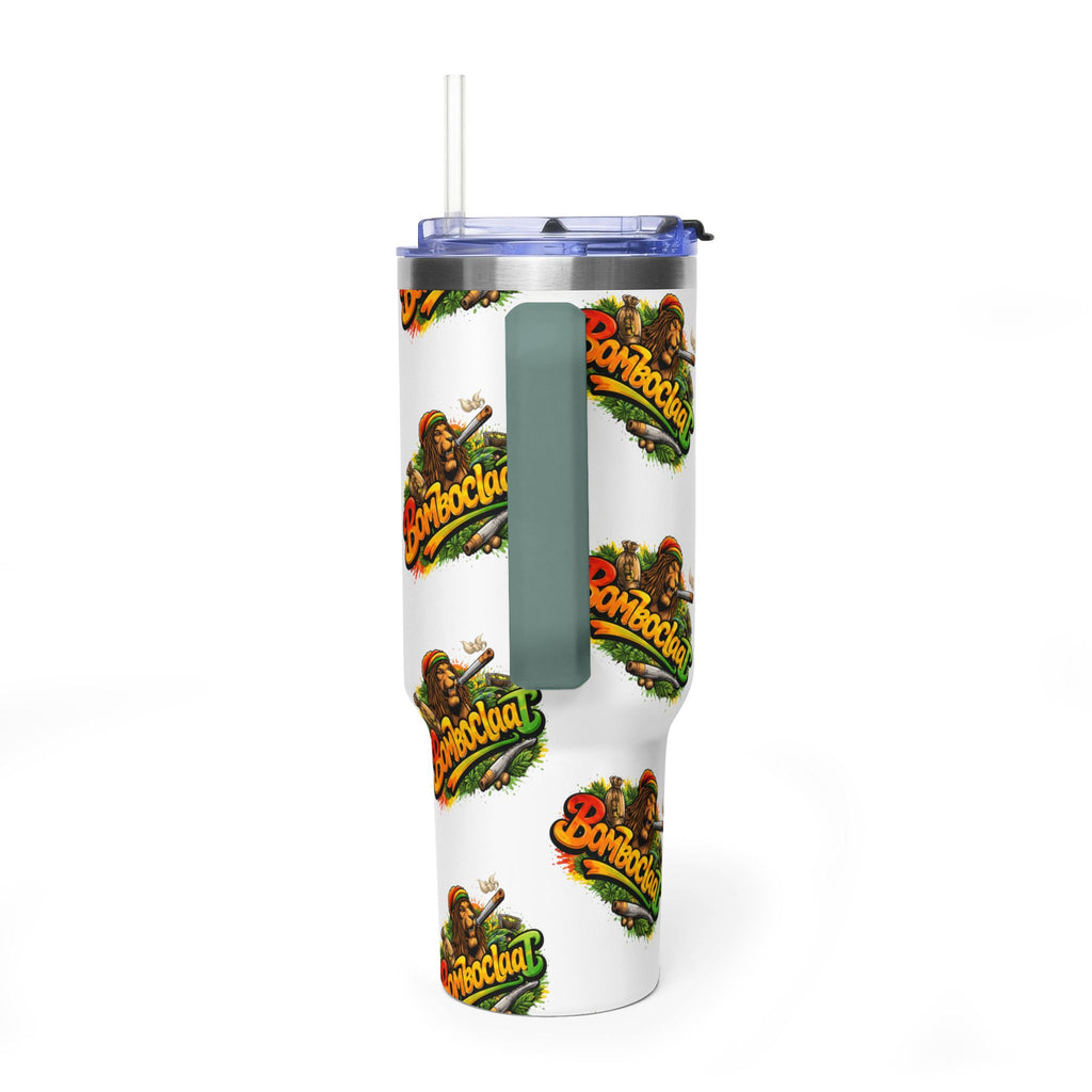 40oz Vacuum Tumbler – Colorful Bombochar Logo Stainless Travel Mug (Insulated)