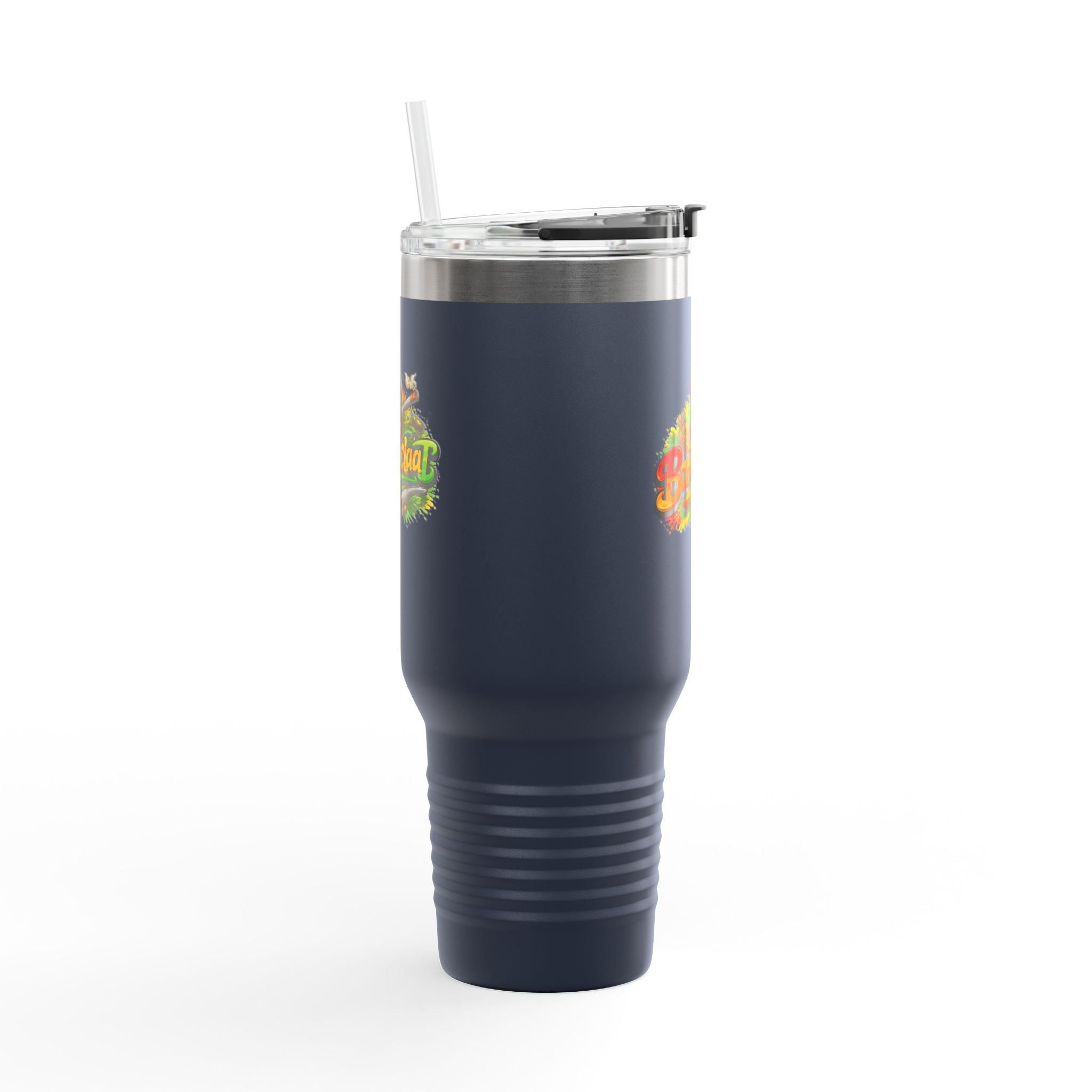 Bomboclaat Travel Mug — 40oz Insulated Tumbler with Rasta Reggae Design